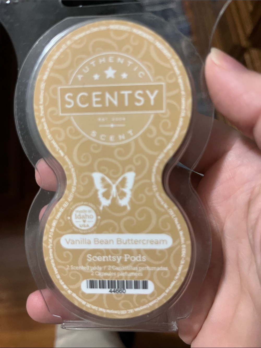Scentsy Vanilla Bean Buttercream Pod Pack - Cream